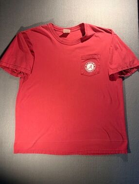 Comfort Colors Alabama Crimson Tide Red Pocket T-Shirt XXL